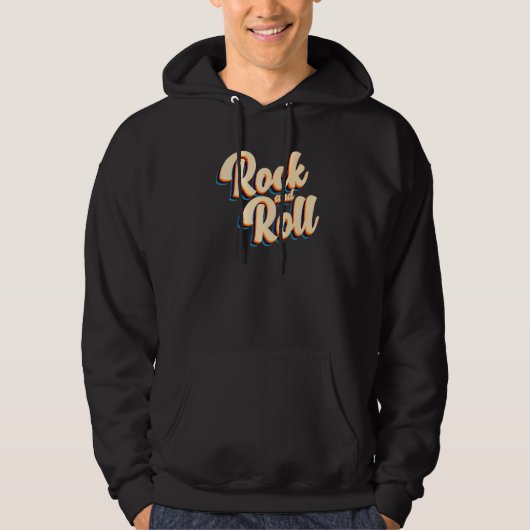 Retro Rock-'n-Roll 2 Hoodie (Voorkant)