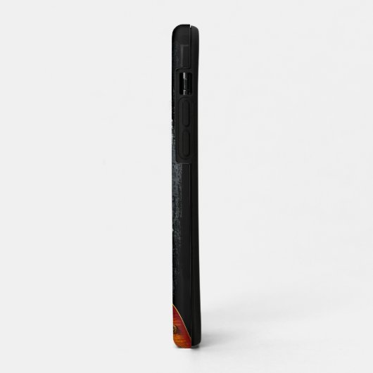 Retro Rock N Roll American Flag Guitar Case-Mate iPhone Case (Achterkant/links)