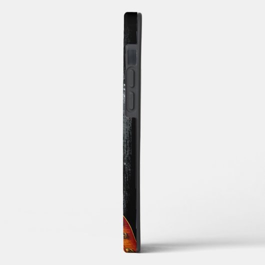 Retro Rock N Roll American Flag Guitar Case-Mate iPhone Case (Achterkant / Links)