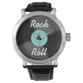Retro Rock N Roll Record Watch Gift Horloge