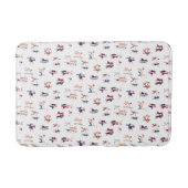 Retro Rock & Roll, Jiving, Dansachtergrond Badmat (Voorkant)