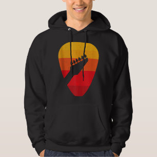  Retro Rock & Roll Music en Guitar Hoodie