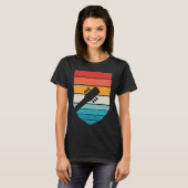 Retro Rock & Roll Music en Guitar T-shirt (Voorkant volledig)