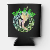 Retro Rock & Roll Silhouette Cooler – Vetgedrukte (Voorkant)