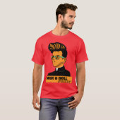 retro rock t shirt design Rock and roll priest fam (Voorkant volledig)