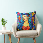 Retro Rockabilly Kussenhoes Kussen (Stoel)