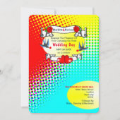 Retro Rockabilly Wedding Kaart (Voorkant)