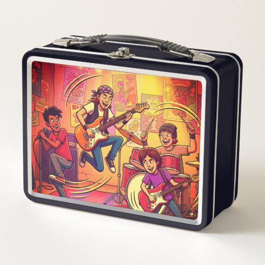 Retro rockband (Voorkant)
