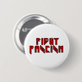 Retro Rocker - Fascisme bestrijden Ronde Button 5,7 Cm (Voorkant /achterkant)