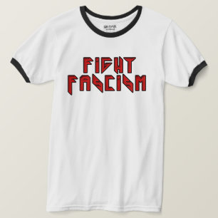 Retro Rocker - Fascisme bestrijden T-shirt