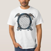 Retro Rocker Photo T-shirt Steely (Voorkant)