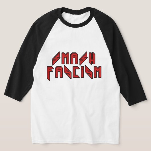 Retro Rocker - Smash Fascism T-shirt (Laagn)