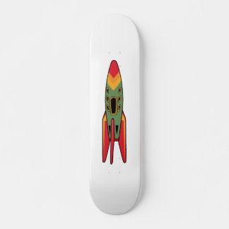 Retro Rocket - Kleur Skateboard