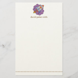 Retro Rocket - Speciaal Kinder papier