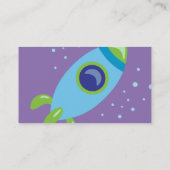 Retro Rocket Visitekaartje (Achterkant)