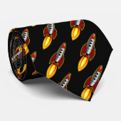 Retro Rocks onderweg Stropdas (Opgerold)