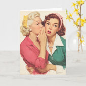 Retro roddels en glamour geheimen kaart (Gele Bloem)