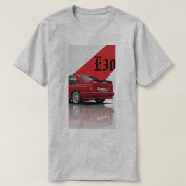 Retro rode Duitse klassieke sportcoupé T-shirt