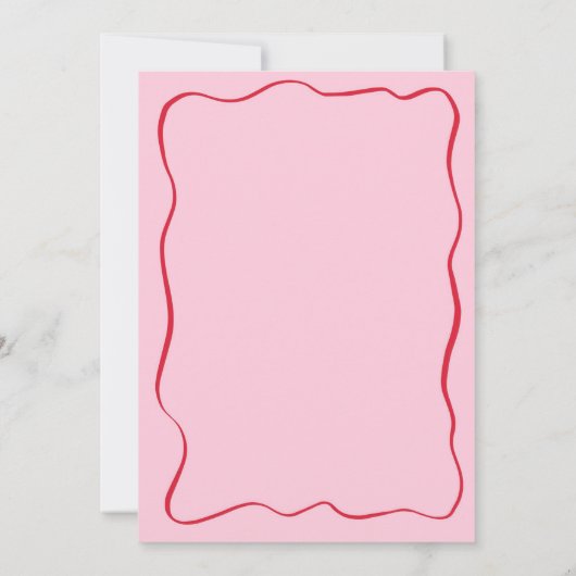 Retro rode roze laarzen en Bubbly Vrijgezellenfees Kaart (Achterkant)