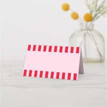 Retro Rode & Roze Strepen Bruiloft Uitnodiging Naa