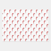 Retro Rode Sinterklaas Kerst Verpakking Papier Inpakpapier Vel (Voorkant 2)