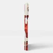 Retro rode telefoonhoes iPhone hoesje (Rechterkant)