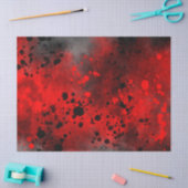 Retro rode verf spatten tissuepapier (Craft)