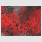 Retro rode verf spatten tissuepapier (Voorkant)