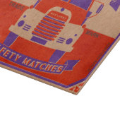 Retro Rode Vrachtwagen Matchbox glas Snijplank (Hoek)