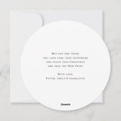 Retro Rode Vrachtwagen Vrolijke Kerst Kaart (Achterkant)