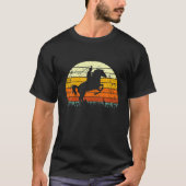 Retro Rodeo  Cowboy Horse Riding Western T-shirt (Voorkant)