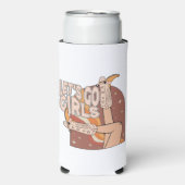 Retro Rodeo vrijgezellenfeest Seltzer Blikjeskoeler (Seltzer Voorkant)