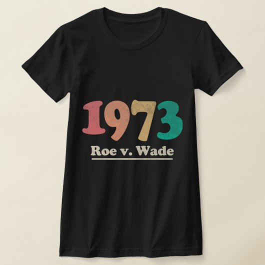 Retro Roe v Wade Roe V Wade T-shirt (Laagn)