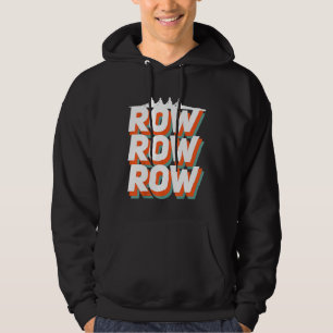 Retro roeiploeg boot cadeau I roeier roeiteam 2 Hoodie