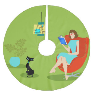 Retro Rok van de Kerstboom van de Vrouw van de