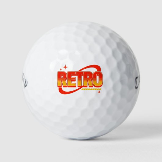 Retro rolkraag. golfballen (Voorkant)