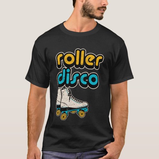 Retro Roller Disco 80's Disco T-shirt (Voorkant)