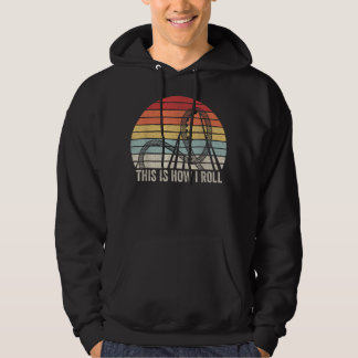 Retro Roller Onderzetter Amusement Park T Shir Hoodie