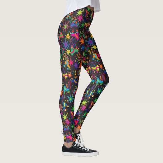 Retro Roller Rink Leggings (Rechts)