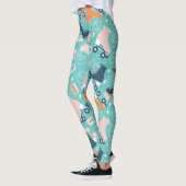 Retro Roller Schaatsen:  Cassette Leggings (Links)