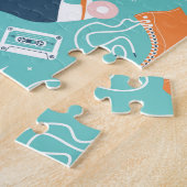 Retro Roller Schaatsen:  Cassette Legpuzzel (Zijkant)