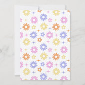 Retro Roller Schaatsen Disco Verjaardagsfeest Kaart (Achterkant)