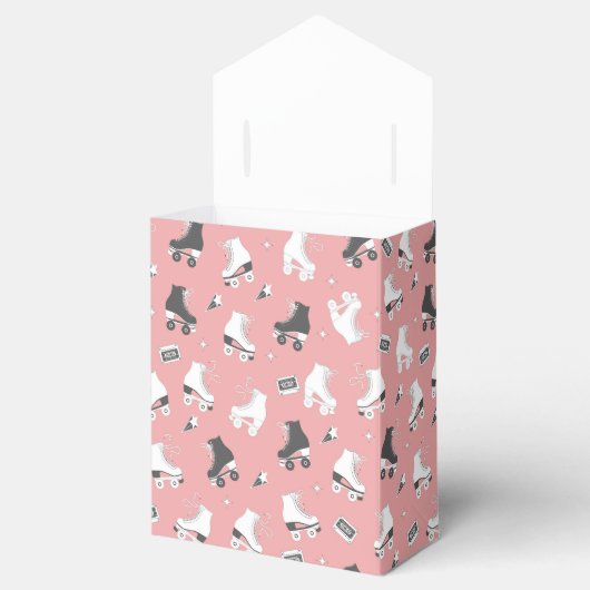 Retro Roller Schaatsen en Cassettebandjes Bedankdoosjes (Geopend)