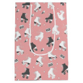 Retro Roller Schaatsen en Cassettebandjes Medium Cadeauzakje (Achterkant)