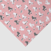 Retro Roller Schaatsen en Cassettebandjes Tissuepapier (Detail)