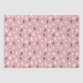 Retro Roller Schaatsen en Cassettebandjes Tissuepapier (Voorkant)