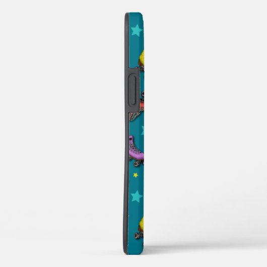 Retro Roller-Schaatsen en -sterren Case-Mate iPhone Case (Achterkant / Rechts)