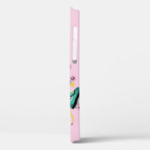 Retro roller schaatsen: roze. Case-Mate iPhone case (Achterkant / Links)