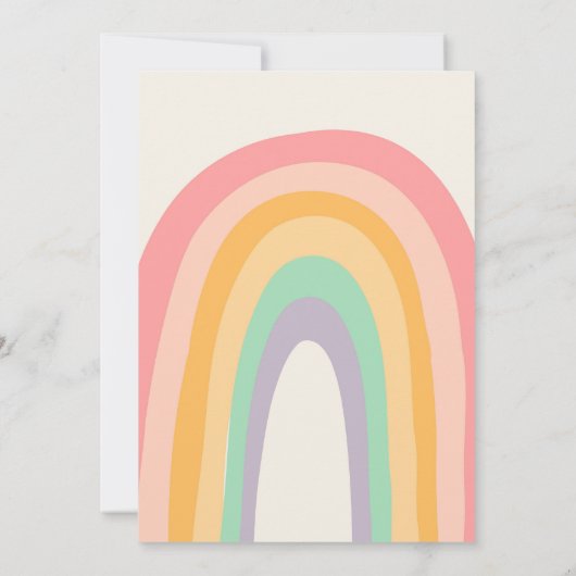 Retro Roller Skate Feestelijke Verjaardagsfeest I Kaart (Achterkant)