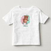 Retro Roller Skaten Baby Beer Kinder Shirts (Voorkant)